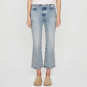 NWT AG Jeans Kinsley High-Rise Cropped Flare Jeans